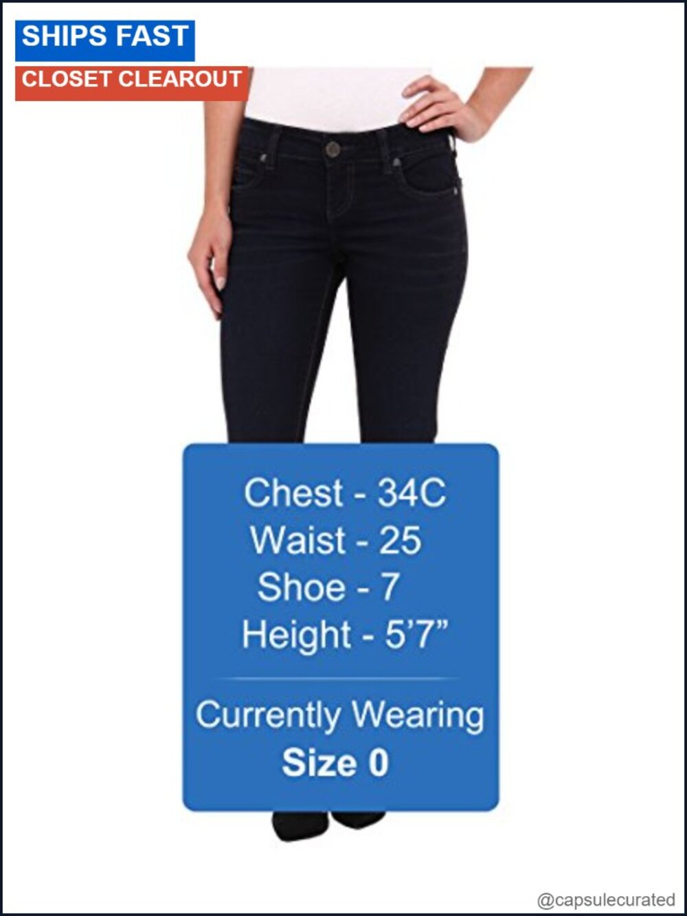 High Rise Bootcut Jeans Stretch Denim Five Pocket Casual - Picture 6 of 6